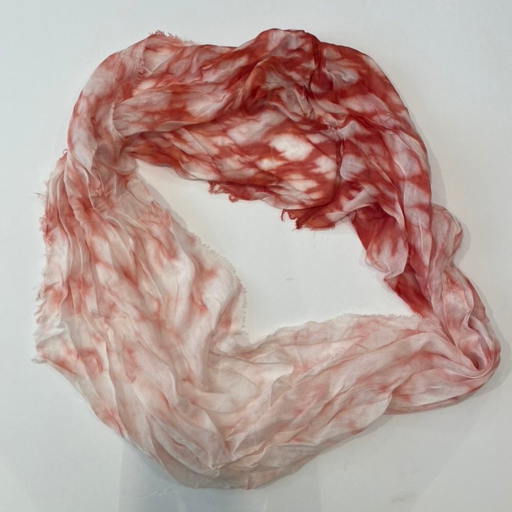 Threads 4 Thought red to pink infinity scarf OS